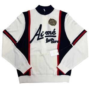 Aime Leon Dore Knit Long-Sleeve Cycling Jersey Pristine Size S